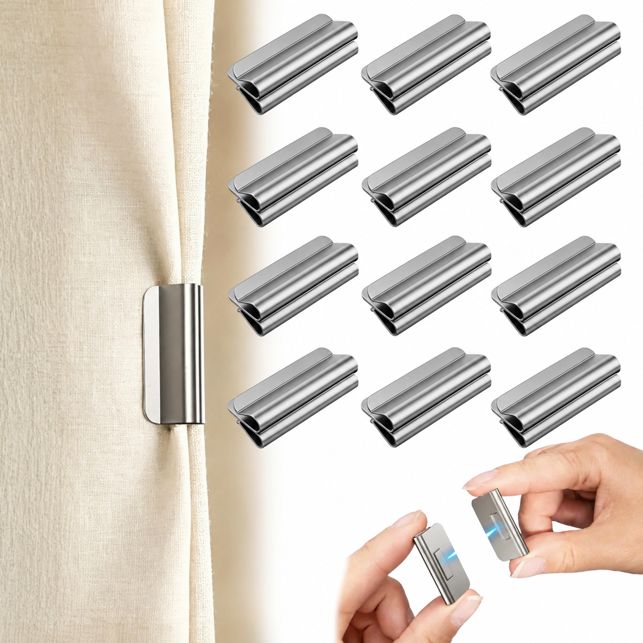 Magnetic Clips (12 Pieces)